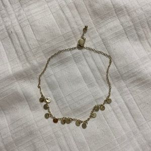 Pura Vida gold coin bracelet